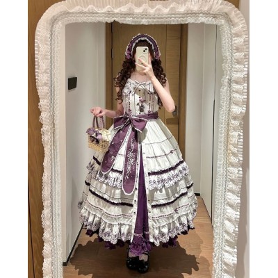 Miss Point Four-Season Orchard Open Front JSK and Skirt(Reservation/2 Colours/Full Payment Without Shipping)